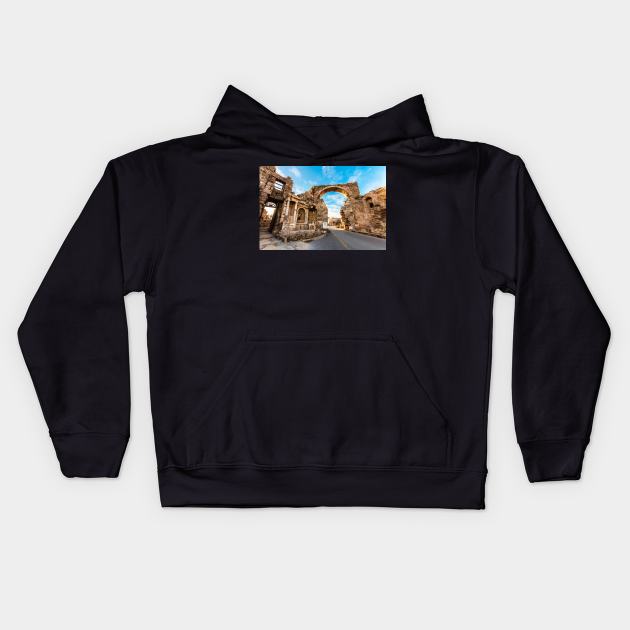 Antalya Side, Turkey Kids Hoodie by OKUR Creative